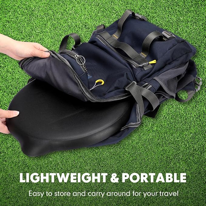 Glenmal 2 Pcs Emergency Portable Toilet Seat for 5 Gallon Bucket Outdoor Toilet Bucket Seat with Lid Toilet Cover for Camping Hiking Adults Kids