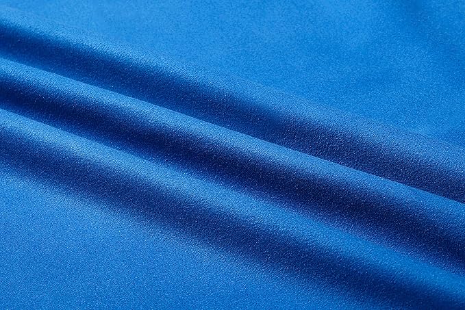 BIRDROCK HOME Multi-Purpose Microfiber Towel for The Beach, Travel, Pets or Camping - Large 31 x 63” - Blue - Quick-Dry - Absorbent Lightweight Compact - Bag - Kids Hiking Outdoor - Corner Pockets