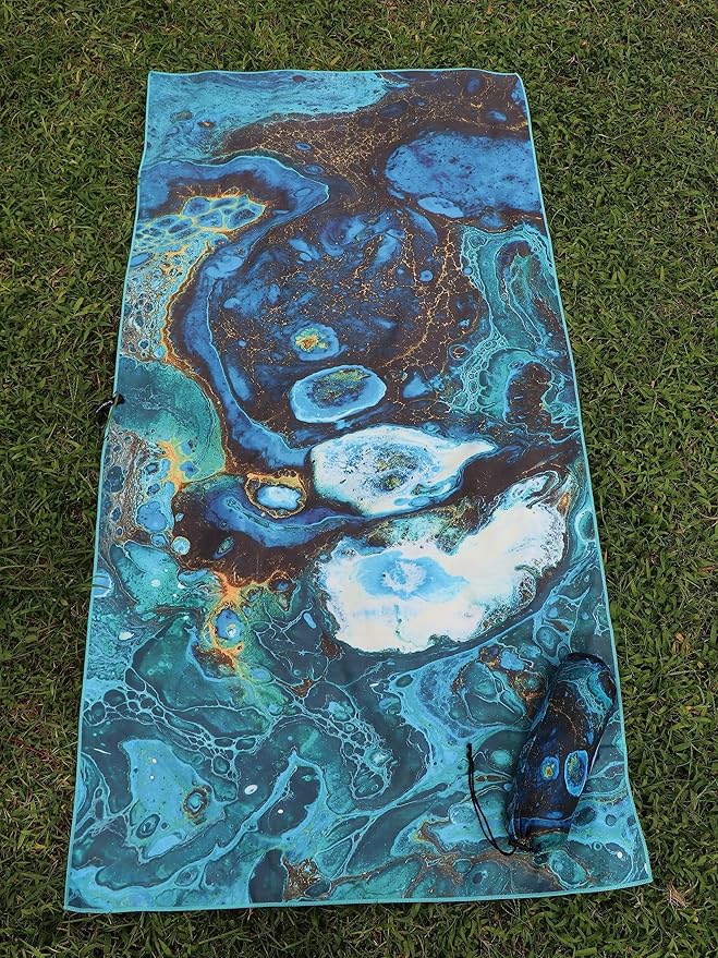 , Camping Towels,Microfiber Towel 2 Size at 1 Pack Towels, Quick Dry Towel, Swim Towel, Travel Beach Towel,Hiking Towel, Camping essentials