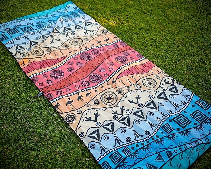 Elite Trend Microfiber Beach Towel - Extra Large 78x35 Inch Sand Free Quick Dry Towel for Travel, Swimming, Pool, Yoga, Hiking, Camping – Lightweight Fast Drying Microfiber Towel Compact for Adults