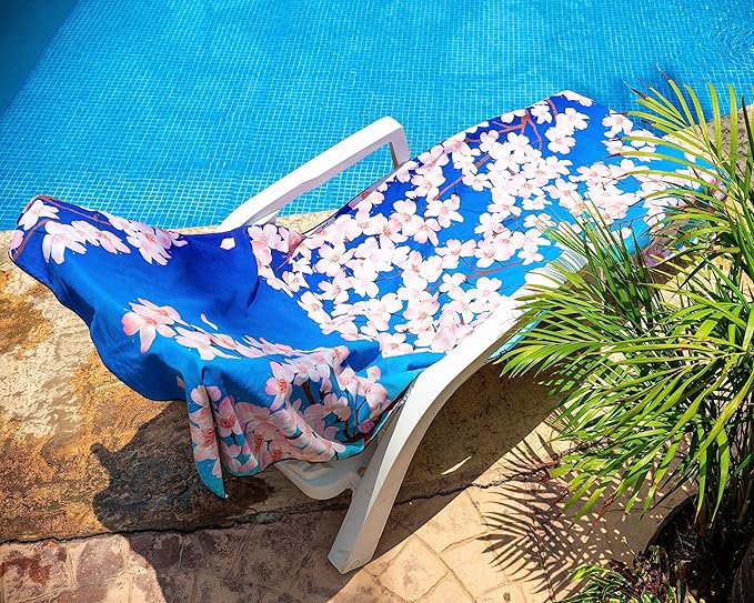 Elite Trend Microfiber Beach Towel - Extra Large 78x35 Inch Sand Free Quick Dry Towel for Travel, Swimming, Pool, Yoga, Hiking, Camping – Lightweight Fast Drying Microfiber Towel Compact for Adults