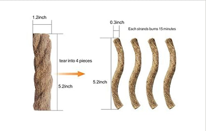 Emergency Magnesium Fire Starter 10 Bags Wax Rope Tent Paracord Bracelet for Camping Hiking Bushcraft Outdoor Survival Fishing Hunting