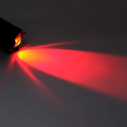 MODOAO Red Light Flashlight, 3 Modes Red Led Flashlight, Focus Zoomable,Use in Night Observation and Outdoor Activities for Camping, Hiking, Night Vision (10)