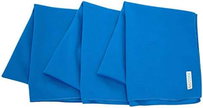 BUILTCOOL Adult Cooling Towel - Men & Women Chilly, Lightweight, Soft, Neck and Face Cooling Towel for Sport, Camping, Hunting, One Size, Royal Blue, 3 Pack