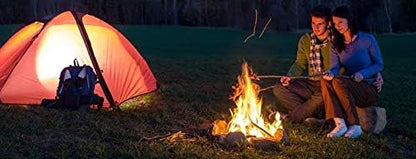 4.25 Inch Flint Fire Starter, Survival Ferro Rods Starter with Easy Grip Handle and Multifunction Striker, Waterproof Flint Fire Can be Struck 15000 Times for Camping, Hiking (Pack of 2)