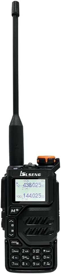 UV-K5 Long Range Portable Amateur Walkie Talkie 200Ch 5W Air Band Dual Band VHF UHF DTMF FM Scrambler Emergency Weather NOAA Wireless Frequency Copy Ham Handheld Two Way Radio(1 Pack)
