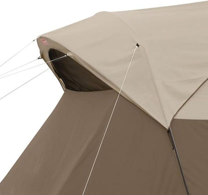 Coleman WeatherMaster 10-Person Tent with Rainfly & Room Divider, Spacious Weatherproof Family Tent with Carry Bag