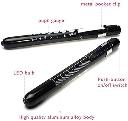 Night Light for Nurse, Hands Free Flashlight，Nurse Light Clip,Magnetic Flashlight for Walking Running Pets Outdoors Emergency (Nurse Pen+Nurse Light)