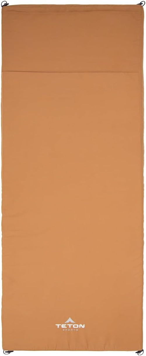 Teton Canvas Camp Pad, Sleeping Pad for Car Camping, Brown