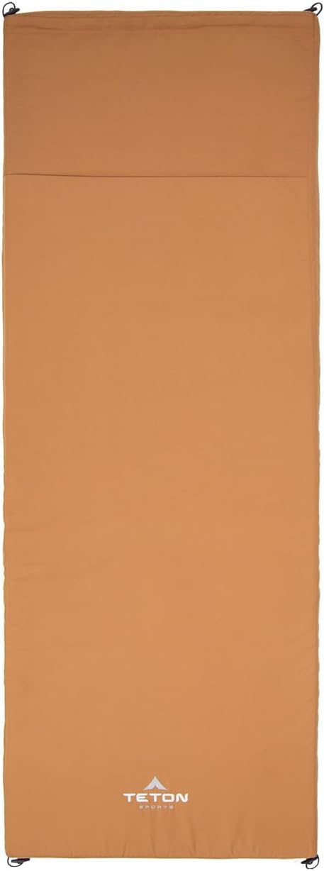 Teton Canvas Camp Pad, Sleeping Pad for Car Camping, Brown