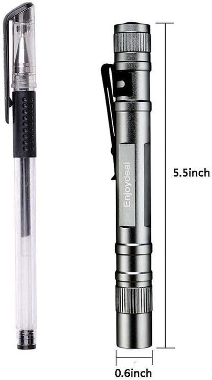5PCS Pen Flashlights 1000LM Ultra Slim Portable LED Penlight Pocket Pen Light Flashlight with Clip for Indoor Outdoor