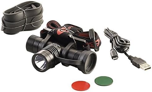 Streamlight 61307 ProTac 1000 Lumens USB Rechargeable Tactical LED Headlamp Includes USB Cord, Elastic and Rubber Straps, Black, Box