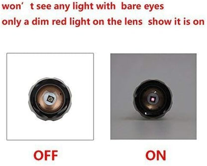 850nm IR Illuminator Flashlight Night Vision Flashlights Tactical Zoomable 850nm Infrared LED Hunting Torch