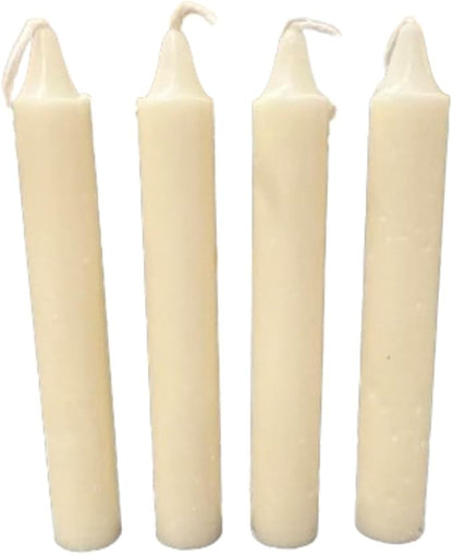 5"" Emergency Household Multi-Purpose Candles (4 Pack), 5 Hour Burn Time, White
