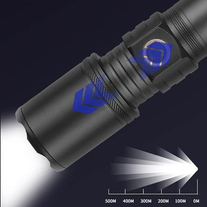 1200000 Lumens Flashlight USB Rechargeable Powerful Super Bright LED Flash Light,Outdoor Waterproof Zoomable Tactical Flashlight Handheld Torch for Emergency,Camping,Hiking