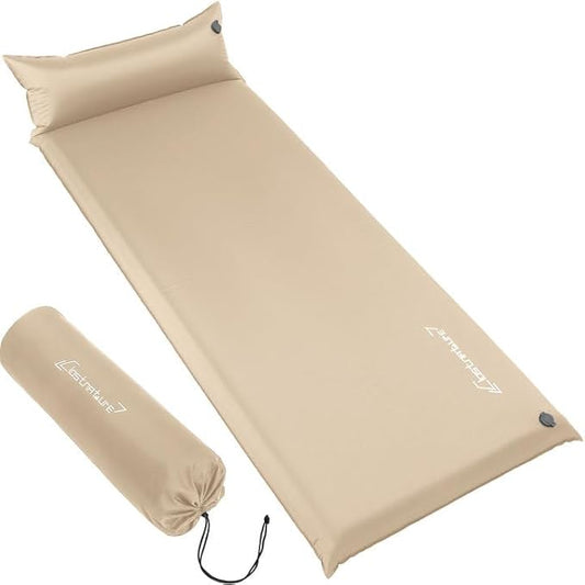 Clostnature Self Inflating Sleeping Pad - 1.5/2/3 inch, Lightweight Inflatable Camping Mattress Pad, Insulated Foam Sleeping Mat for Backpacking, Tent, Hammock