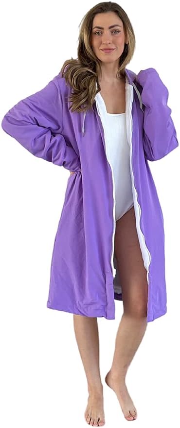 MACAR sport TOWEL swimming parka, waterproof fabric on the outside, dry jacket for kids and adults