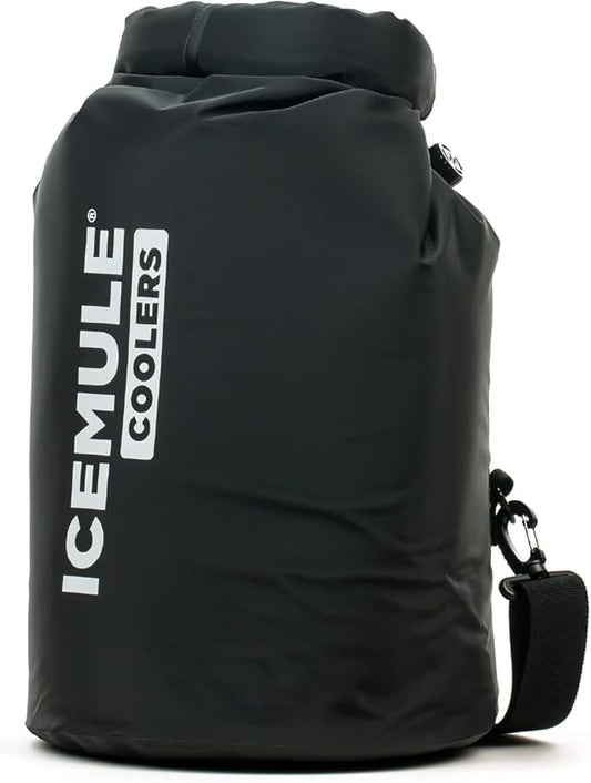 ICEMULE Classic Collapsible Sling Strap Cooler Hands Free, 100% Waterproof, Floats, 24+ Hours Cooling, Soft Sided Cooler for the Beach, Concerts, Traveling, RV-ing, Hiking, Kayaking, Camping & Fishing