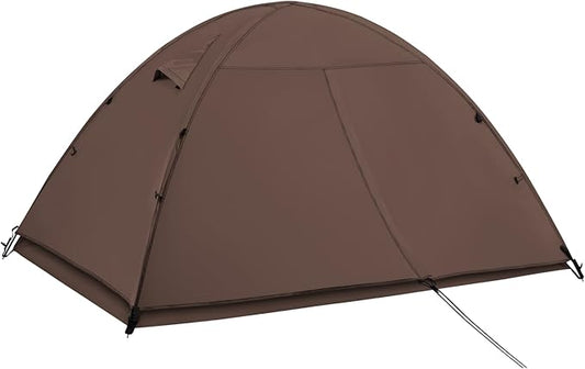 Ultralight Double Layer Waterproof 1/2 Person 4 Season Backpacking Dome Tent – Easy Setup Outdoor Essenssial Gear for Camping, Hiking, Hunting and Mountaineering