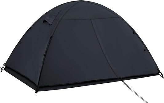 Ultralight Double Layer Waterproof 1/2 Person 4 Season Backpacking Dome Tent – Easy Setup Outdoor Essenssial Gear for Camping, Hiking, Hunting and Mountaineering