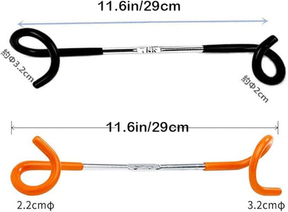 4 Pack Camping Lantern Hooks Hangers 11.6in Stainless Steel Tent Light Hangers Outdoor Lamp Hanger Non-Slip for Camping Hiking