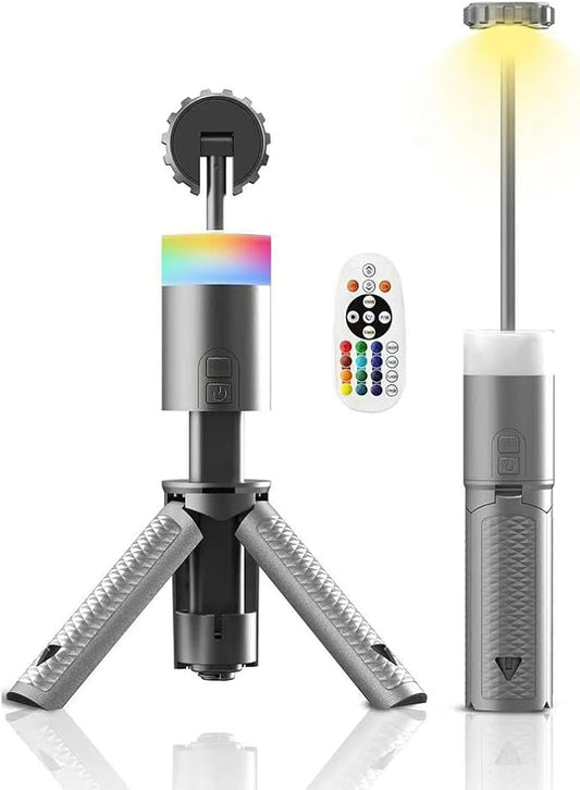 8" Cordless LED Telescopic Rechargeable Camping Lamp
