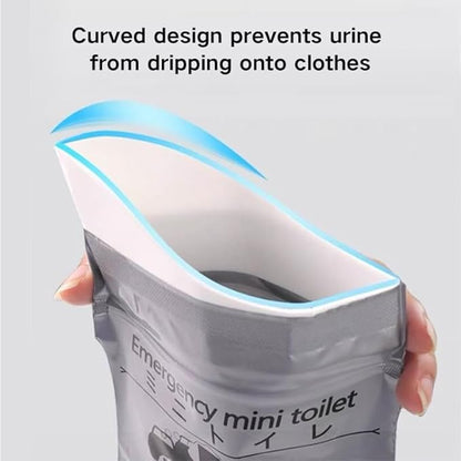 Disposable Urine Bag for Travel, Mobile Emergency Toilet in Car, 700 ml Gel Urine Bags for Camping Toilets, Traffic Jam, Vomit Bags, Portable Toilets for Adults, Children