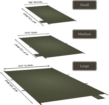 Onewind Tent Footprint, 4000mm Waterproof Rate PU Coating, 98" *55" Ultralight Camping Tarp Tent Floor Ground Sheet with Carry Bag for Backpacking, Hiking, Camping, Picnic, Ground
