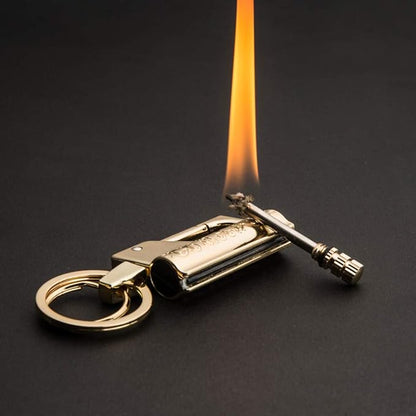 BOLLAER Outdoor Survival Fire Starter, Metal Matchstick Keychain Lighter, Emergency Hiking Survival Camping Fire Starter Flint Metal Match, Outdoor Survival Enthusiast Best Gift
