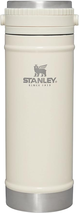 Stanley Travel Mug with Integrated French Press 16 oz | 5 Minute Brew, 4 Hours Hot, Leakproof Lid | Mesh Filter for Coffee Grounds | Insulated Stainless Steel Coffee Maker | BPA-Free