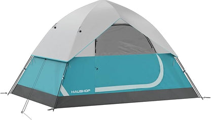 2/4-Person Family Dome Tent with Removable Rain-Fly, Easy Set Up Portable Camping Tent for Backpacking Hiking Backyard Outdoor, Green/Blue/2-person/4-person