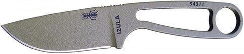 ESEE Knives Izula Fixed Blade Knife w/Survival Kit, Sheath & Clip Plate (Dark Earth)