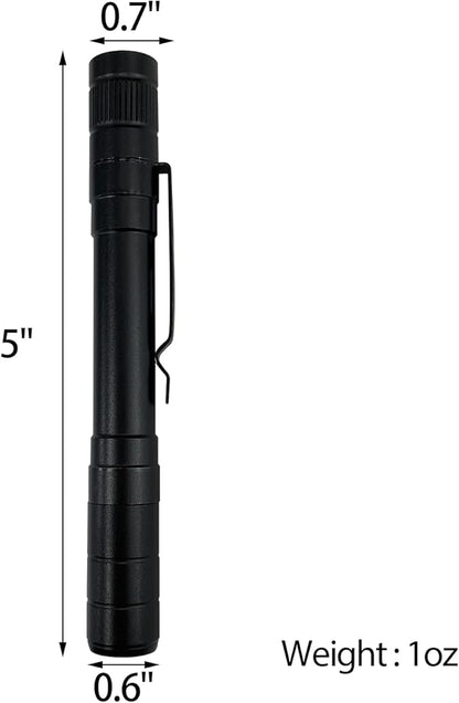 Sutekus UV Flashlight with Clip Multi-Function LED Pocket Pen Light Blacklight Detector for Cash Detector Camping, Pet Stain Detection