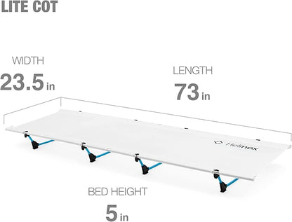 Helinox Lite Cot Ultra-Light, Compact, Collapsible, Portable Camping Cot, White