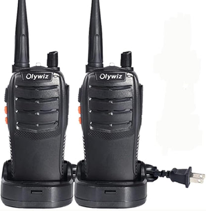 Walkie Talkies GMRS Radio for Adults Long Range Rechargeable 2 Way Radio with Flashlight for School Business Family 2 Pack