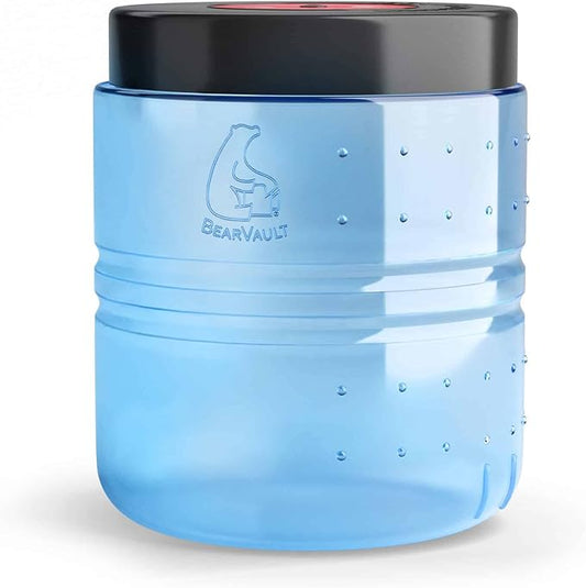 Bear Canister for Backpacking. 4 Sizes: BV500, BV475, BV450, BV425. Bear Resistant Food Container for Camping, Hiking, Fishing, Canoeing, Hunting, bikepacking. Bear Vault is Bear Safe!