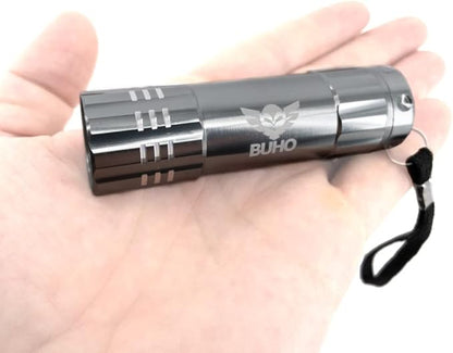 Buho LED Clamp Light Bundle, with 18V Cordless 900 Lumens LED Clamp Light, Pocket Flashlight, 1.5 Ah Lithium-ion Battery and 18-Volt Charger