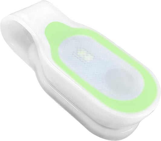Nurse Nightshift Hands Free Lightweight Emergency LED Flashlight Clip on Flashlight Suitable for Walking Running Pets Outdoor Emergency(green)