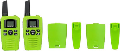 Retevis RA35 Walkie Talkies, Long Range Two Way Radios, Easy to Use, Clear Sound Flashlight Keypad Lock VOX, Toddler Walkie Talkie for Boys Girls, Family 2 Way Radio for Biking, Hiking, Cruise 2 Pcs