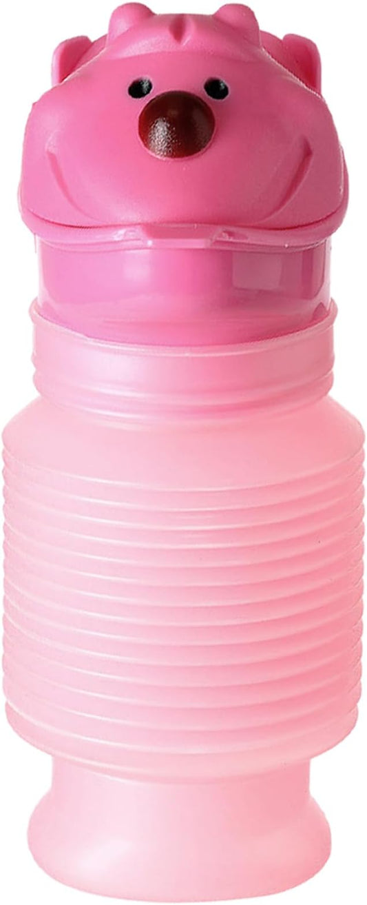 Scalable Emergency Urinal, 600ml Portable Toilet for Car, Portable Mini Outdoor Camping Travel Shrinkable Personal Mobile Toilet Potty Pee Bottle for Kids Adult