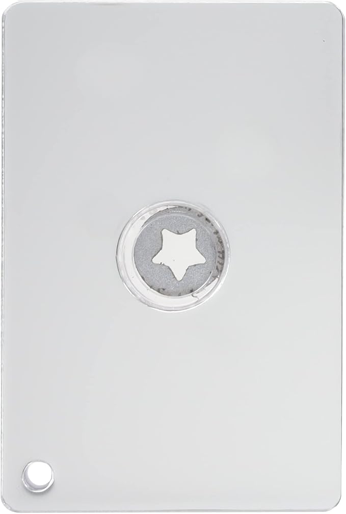 ust StarFlash Floating Signal Mirror with Compact, Lightweight Design, Targeting Star and Lanyard for Hiking, Camping, Backpacking and Emergency Situations