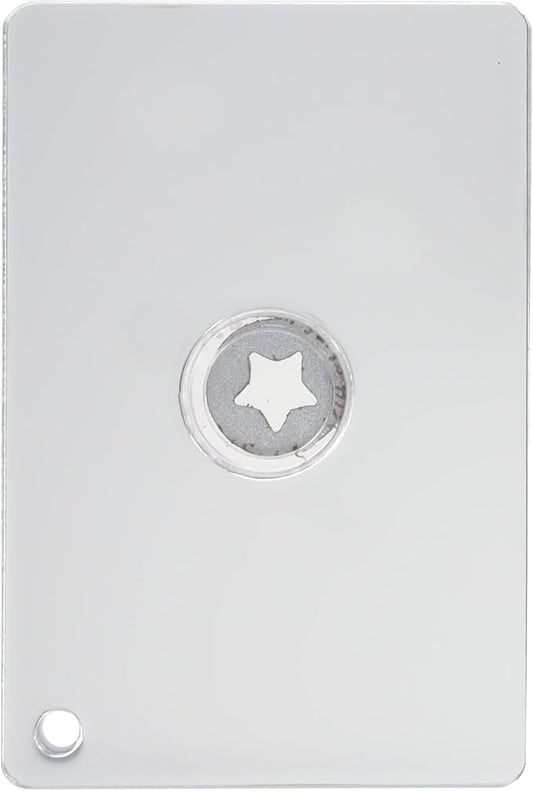 ust StarFlash Floating Signal Mirror with Compact, Lightweight Design, Targeting Star and Lanyard for Hiking, Camping, Backpacking and Emergency Situations
