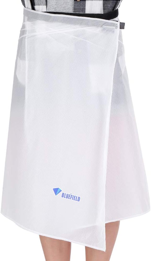 Rain Skirt, Ultra Light Thin Rain Skirt, Waterproof Lightweight Kilt, reathable Windproof Raincoat Rainwear Liner, Packable Windbreak Kilt Skirt for Cycling Riding Camping Hiking