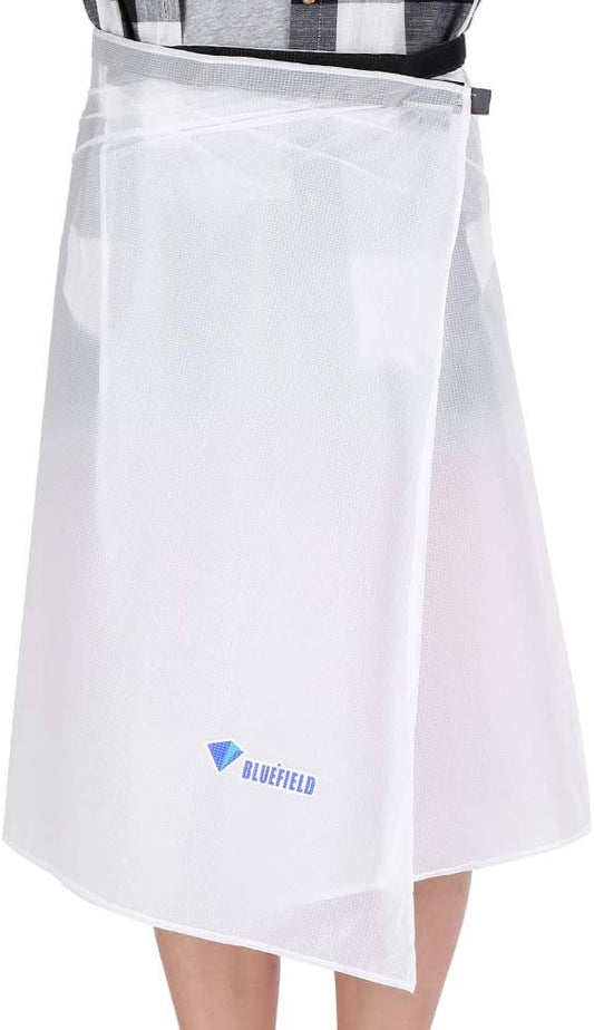 Rain Skirt, Ultra Light Thin Rain Skirt, Waterproof Lightweight Kilt, reathable Windproof Raincoat Rainwear Liner, Packable Windbreak Kilt Skirt for Cycling Riding Camping Hiking
