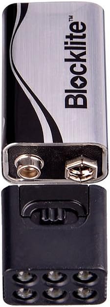 LIXADA LED Flashlight Mini Flashlight Light Including 9 Volt Battery Flashlight Torch Flashlight