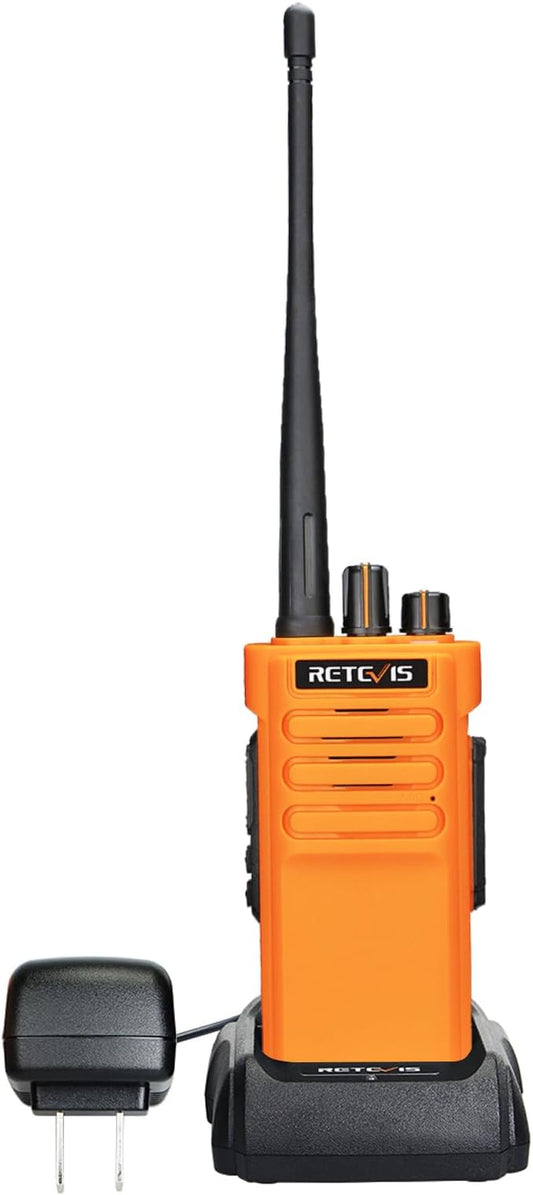 Retevis RT29 2 Way Radio Long Range, High Power Walkie Talkies Adults with 3200mAh Battery, Emergency Alarm VOX Two Way Radio for Off-Road(1 Pack)