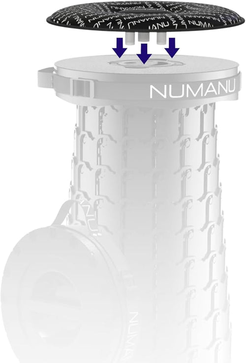 NUMANU XXL 19.7" Collapsible Stool Seat Pad Accessory (No Stool Included)
