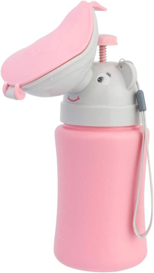 Alipis Urinal Toilet Portable Potty Bottle Cartoon Urining Tool Bedpans Pee Bottle Emergency Urinate Device for Car Travel Camping Outdoor