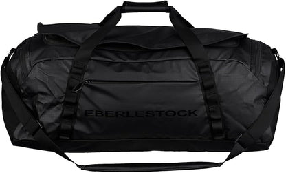 Eberlestock Hyllus Duffel Bag for Men - Durable, Water-Resistant, Small Men's Duffle Bag with Zipper Pockets, Ideal for Travel & Gym, Tactical Gear Bag, Hunting, Fishing, Camping - Black, 65L