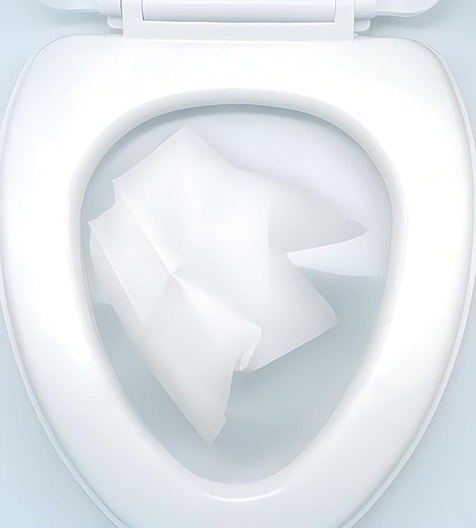 Disposable Toilet Seat Covers,30pcs Flushable Travel Disposable Toilet Seat Covers for Adults Kids Potty Training, Travel Essential Accessories for Airplane, Road Trips, Camping (30)
